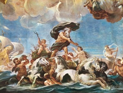 ネプチューン」詳細（フレスコ画 作： Luca Giordano