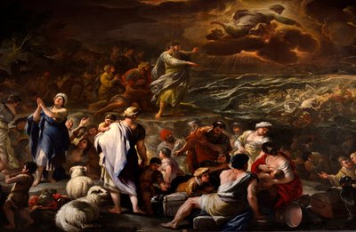 紅海を分ける 作： Luca Giordano