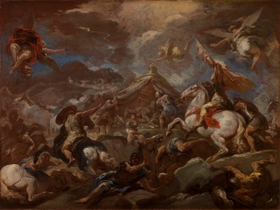 ホロフェルネスの遺体の発見 作： Luca Giordano