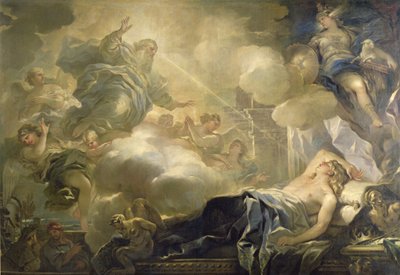 ソロモンの夢、1693年 作： Luca Giordano