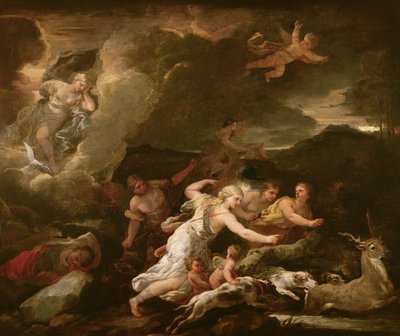 ダイアナの狩猟 作： Luca Giordano