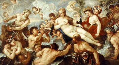 ルカ・ジョルダーノ作「ペルセポネの帰還」 油彩・キャンバス 作： Luca Giordano