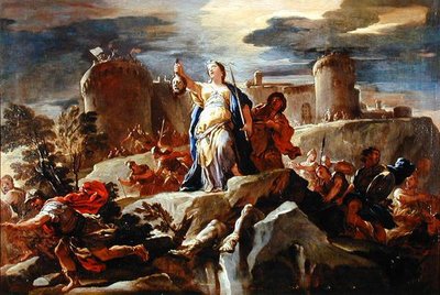 ジュディスの勝利、1703年頃（キャンバスに油彩） 作： Luca Giordano