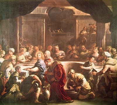 カナの婚礼の宴（オイル） 作： Luca Giordano