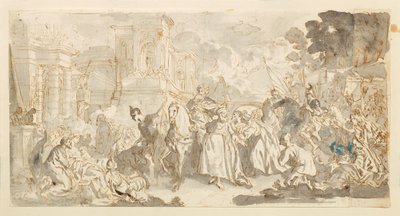 モルデカイの誘惑（？） 作： Luca Giordano