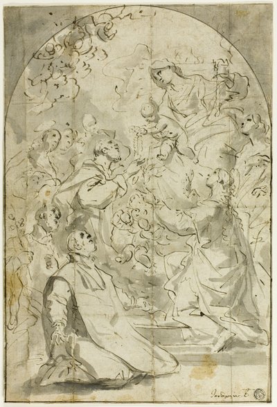 聖ドミニコのビジョン 作： Luca Giordano
