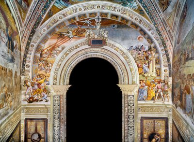 最後の審判」のフレスコ画サイクルからの「黙示録 作： Luca Signorelli