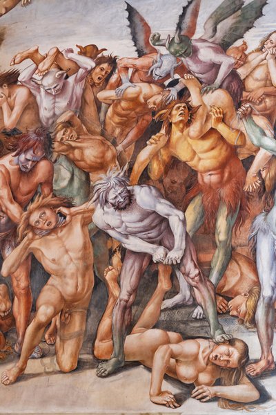地獄にのろわれた、悪魔とのろわれた詳細 作： Luca Signorelli