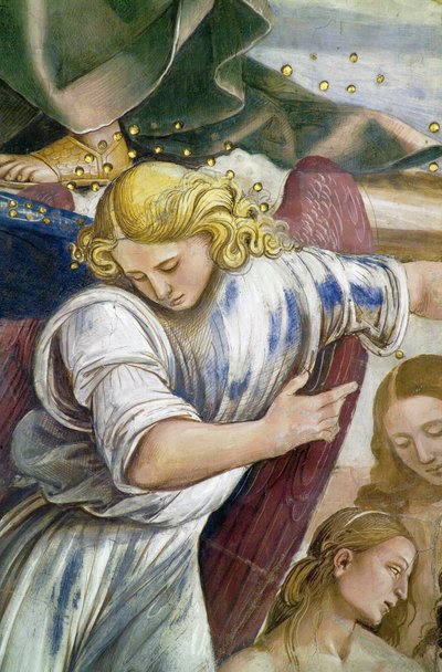 最後の審判」のフレスコ画のサイクルにある「エレクト 作： Luca Signorelli