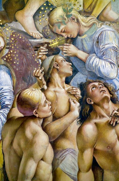 最後の審判」のフレスコ画のサイクルにある「エレクト 作： Luca Signorelli