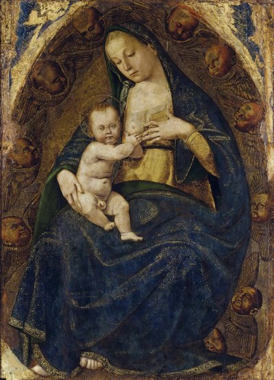 看護マドンナ、c。 1482-1485。 作： Luca Signorelli