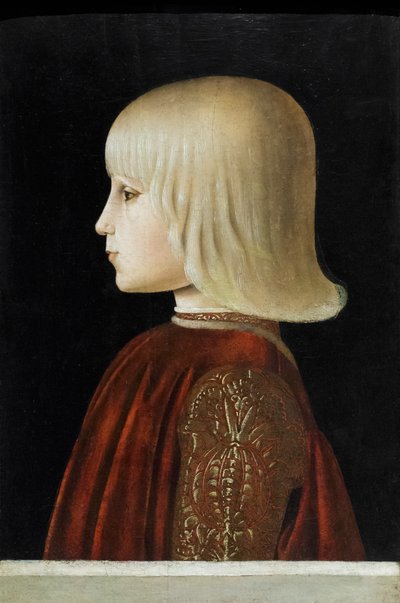 青年の肖像（グイドゥバルド・ダ・モンテフェルトロ？ 作： Luca Signorelli