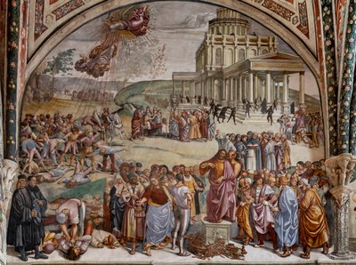 説教と反キリストの事実 作： Luca Signorelli