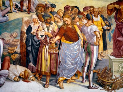 「反キリストの予測と事実」1499-1502（フレスコ画） 作： Luca Signorelli
