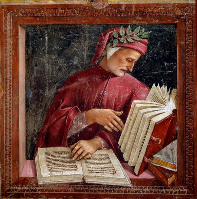 イタリアの詩人ダンテ・アリギエーリの表現 作： Luca Signorelli