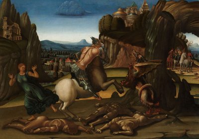 聖ジョージとドラゴン、1500年頃 作： Luca Signorelli