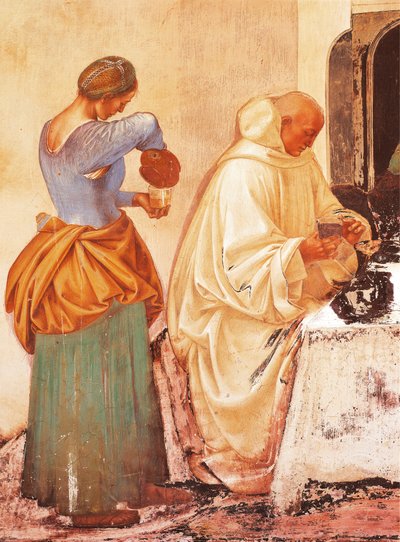ルカ・シニョレッリ作「聖ベネディクトの物語」（1445年頃～1523年）、フレスコ画、モンテ・オリヴェート・マッジョーレ修道院、聖ベネディクトの回廊 作： Luca Signorelli