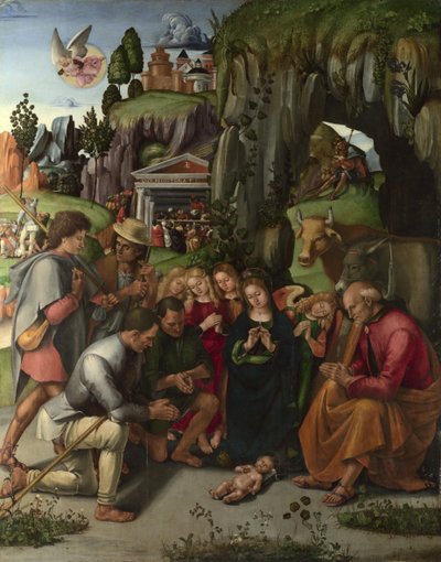 羊飼いの礼拝c。 1496年 作： Luca Signorelli