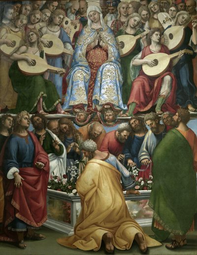 聖母マリアの被昇天、1519-1520。 作： Luca Signorelli