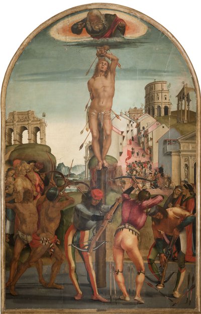 聖セバスチャンの殉教、1498年頃。 作： Luca Signorelli