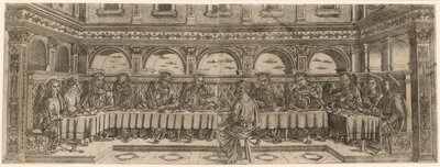 最後の晩餐のペア、約1500年 作： Lucantonio degli Uberti