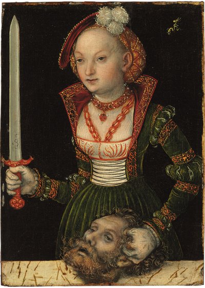 ジュディスとホロフェルネス 作： Lucas Cranach