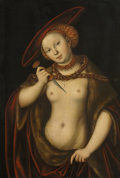 ルクレティア 作： Lucas Cranach