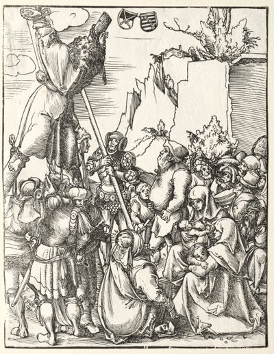 聖アンドリューの殉教 作： Lucas Cranach