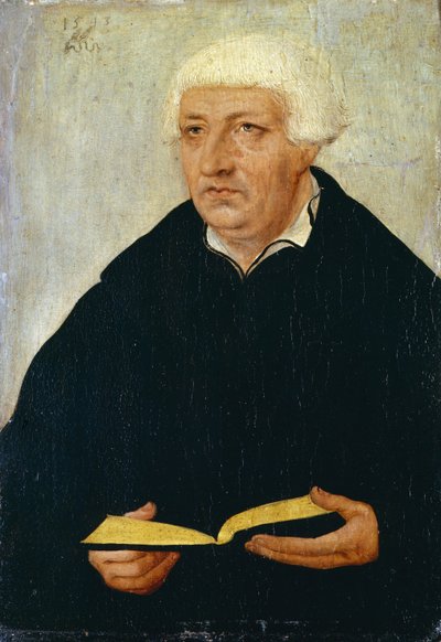 ヨハネスブゲンハーゲンの肖像 作： Lucas Cranach