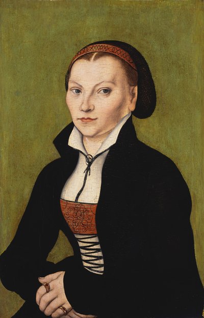 カタリーナ・フォン・ボラの肖像 作： Lucas Cranach