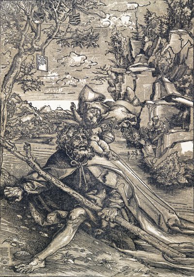 セントクリストファー、1506-9 作： Lucas Cranach