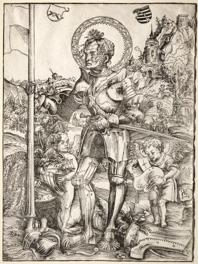 セント・ジョージ・スタンディング 作： Lucas Cranach