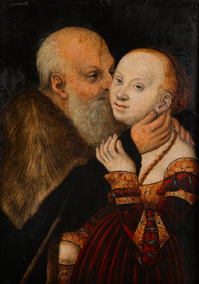 奇妙なカップル 作： Lucas Cranach d. Ä.