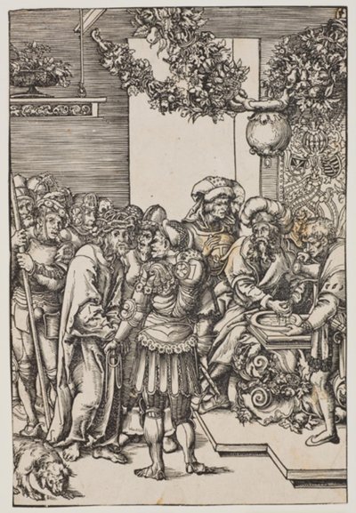 手を洗うピラト 作： Lucas Cranach d.Æ.
