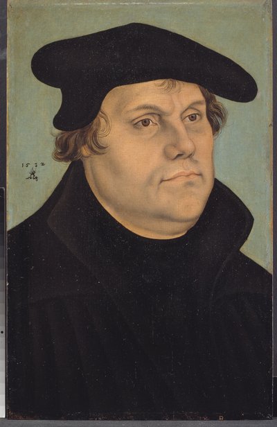 マルティン・ルターの肖像 作： Lucas Cranach d.Æ.