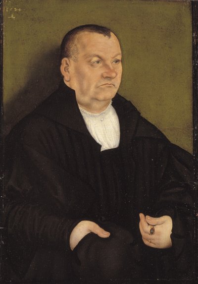 男の肖像 作： Lucas Cranach d.Æ.
