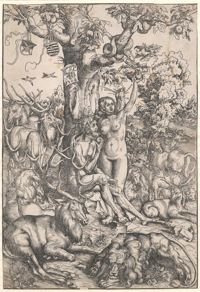 人間の堕落 作： Lucas Cranach d.Æ.