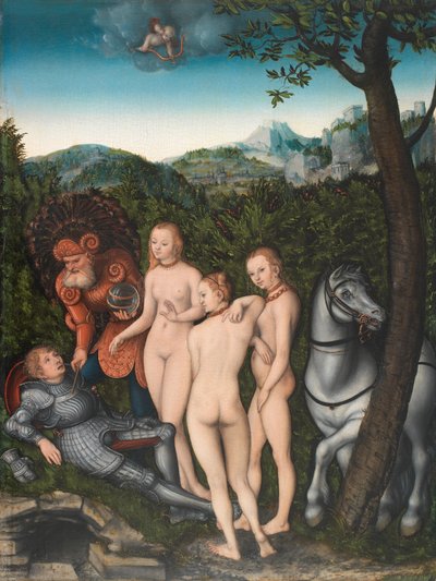 パリの審判 作： Lucas Cranach d.Æ.