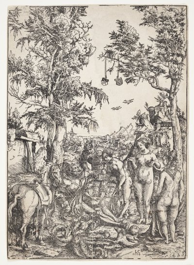 パリの審判 作： Lucas Cranach d.Æ.