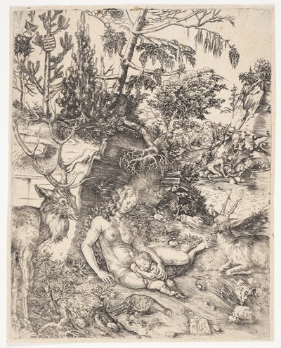 聖ヨハネ・クリソストムの苦行 作： Lucas Cranach d.Æ.