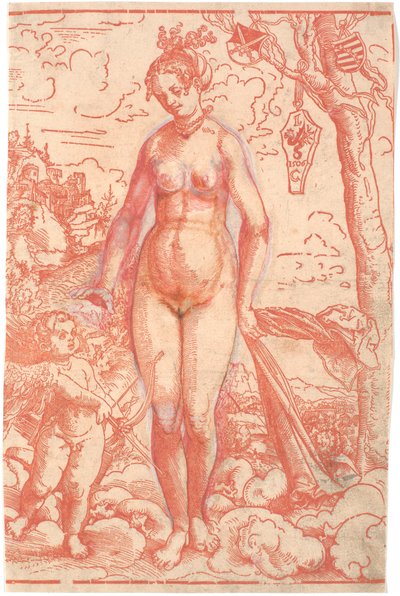 ヴィーナスとキューピッド 作： Lucas Cranach d.Æ.