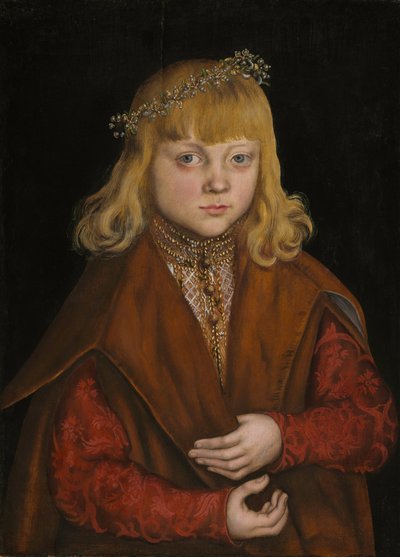 ザクセンの王子 作： Lucas Cranach the Elder