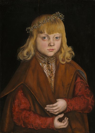 1517年頃のザクセン王国の王子。 作： Lucas Cranach the Elder