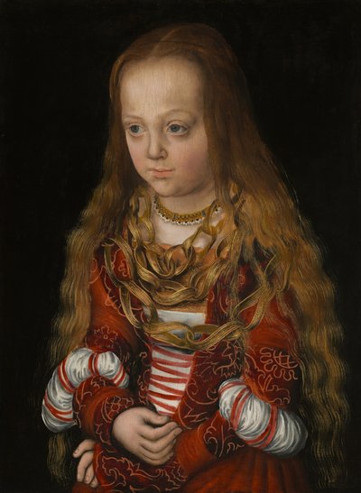 1517年頃のザクセンの王女。 作： Lucas Cranach the Elder