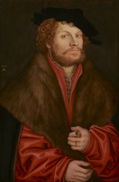 モリッツ・ブフナーの肖像 作： Lucas Cranach the Elder
