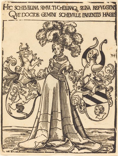 ScheurlとTucherのBookPlate 作： Lucas Cranach the Elder