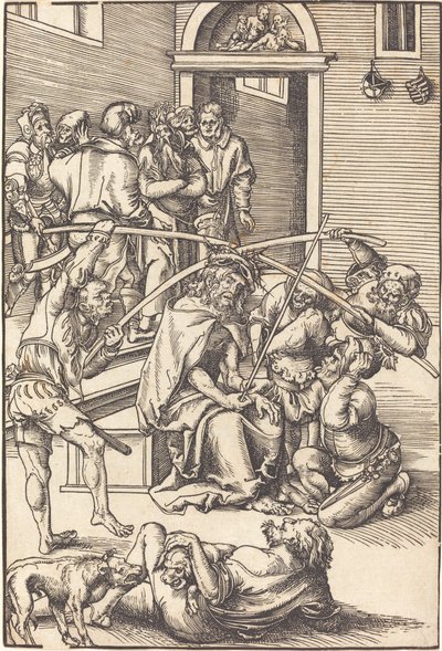 いばらの冠をかぶったキリスト 作： Lucas Cranach the Elder