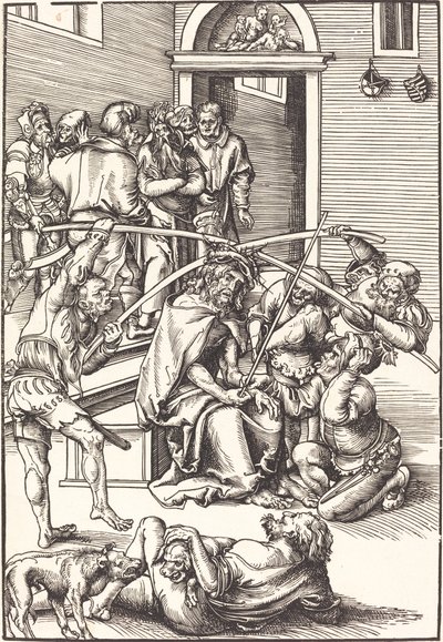 いばらの冠をかぶったキリスト 作： Lucas Cranach the Elder