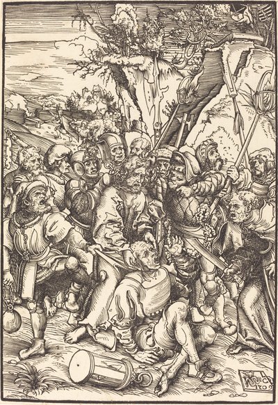 囚われのキリスト 作： Lucas Cranach the Elder