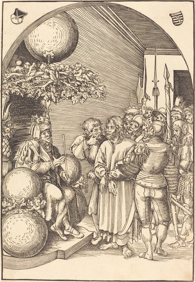 ヘロデの前のキリスト 作： Lucas Cranach the Elder
